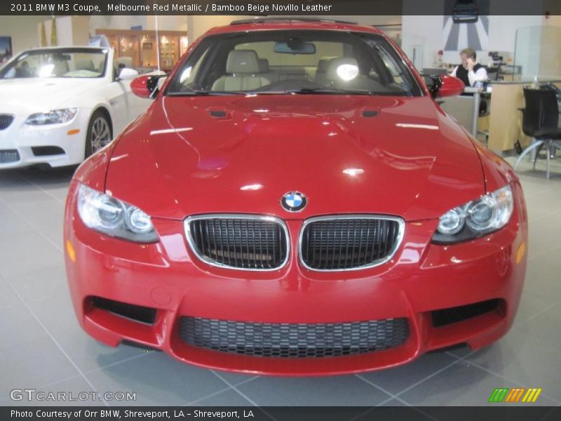 Melbourne Red Metallic / Bamboo Beige Novillo Leather 2011 BMW M3 Coupe