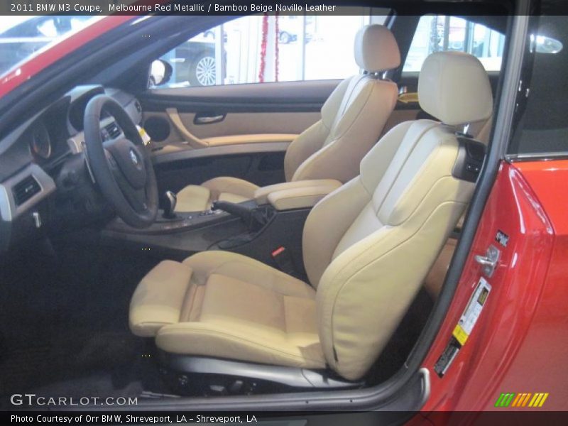  2011 M3 Coupe Bamboo Beige Novillo Leather Interior