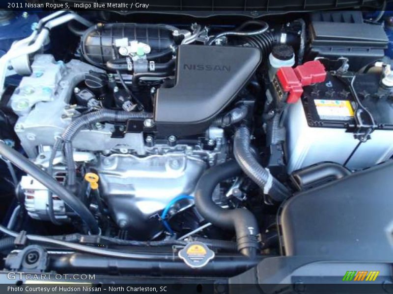 Indigo Blue Metallic / Gray 2011 Nissan Rogue S