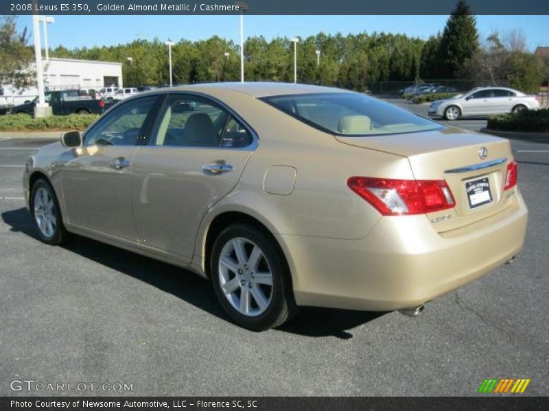 Golden Almond Metallic / Cashmere 2008 Lexus ES 350