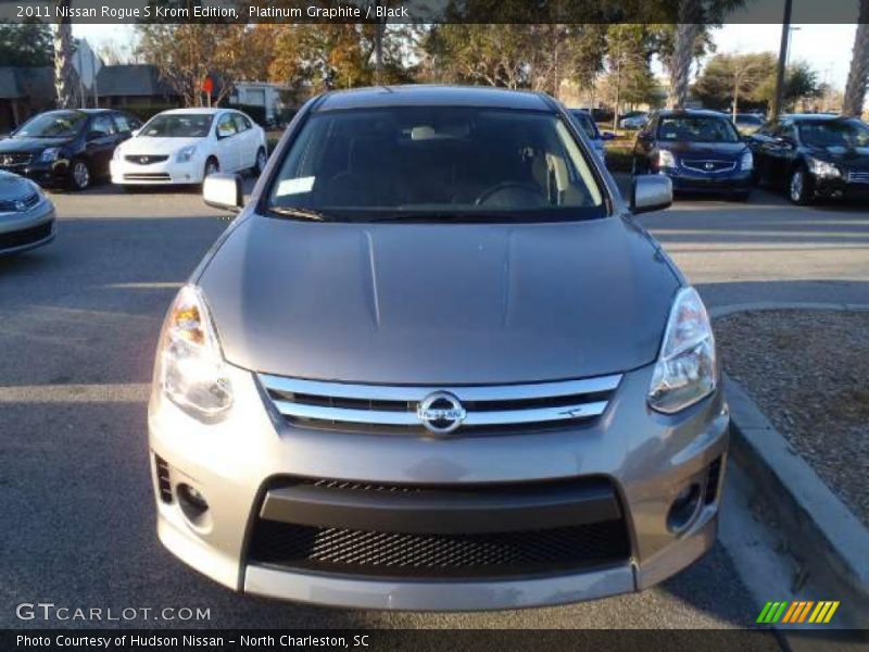 Platinum Graphite / Black 2011 Nissan Rogue S Krom Edition