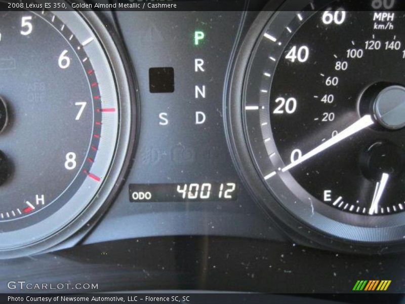 Golden Almond Metallic / Cashmere 2008 Lexus ES 350