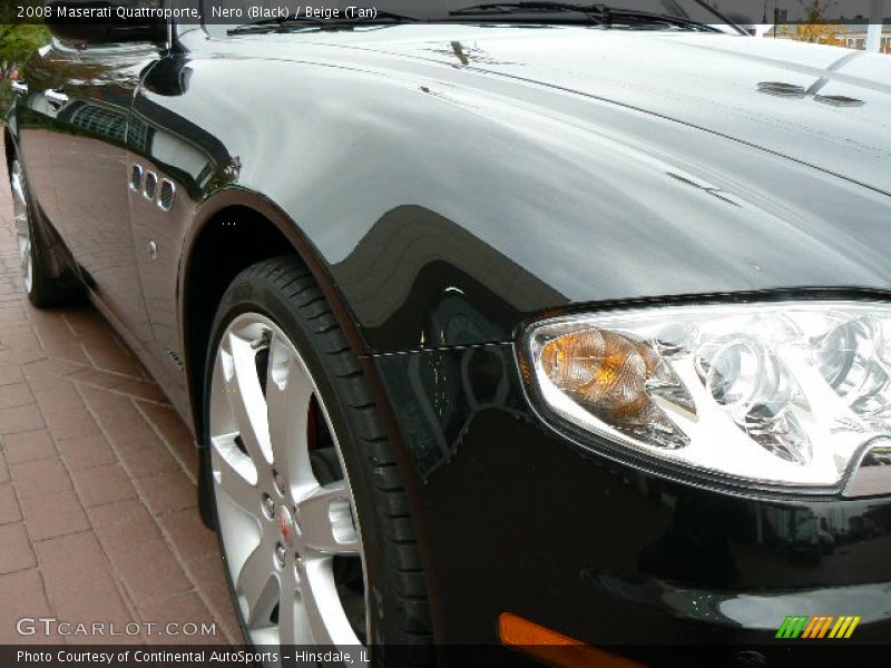 Nero (Black) / Beige (Tan) 2008 Maserati Quattroporte