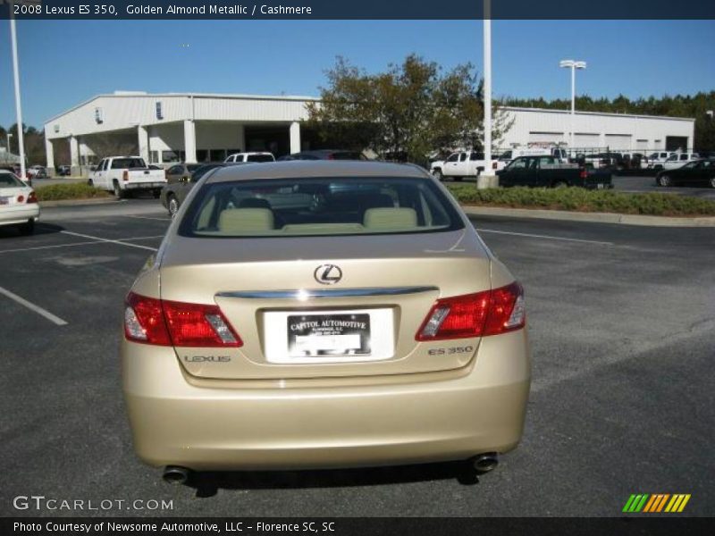 Golden Almond Metallic / Cashmere 2008 Lexus ES 350