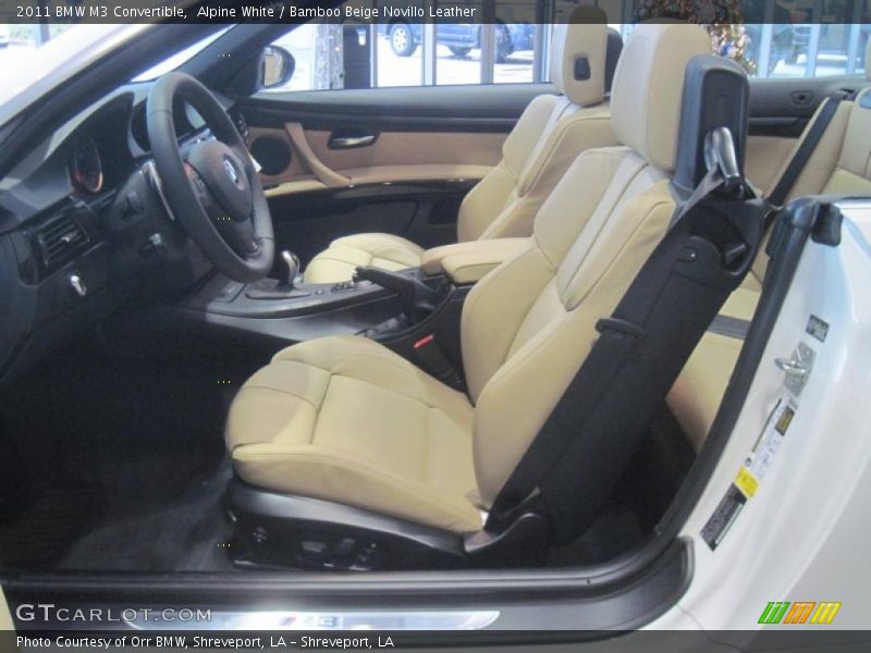  2011 M3 Convertible Bamboo Beige Novillo Leather Interior