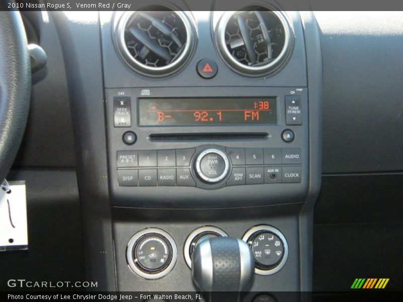 Venom Red / Gray 2010 Nissan Rogue S
