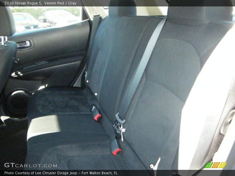 Venom Red / Gray 2010 Nissan Rogue S