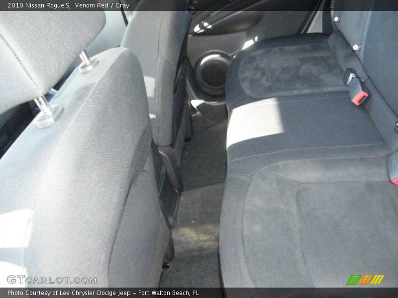 Venom Red / Gray 2010 Nissan Rogue S