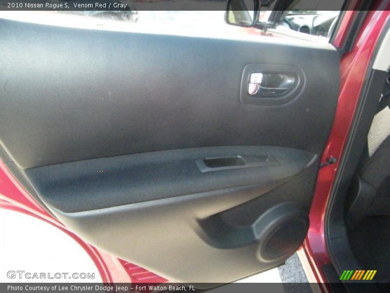 Venom Red / Gray 2010 Nissan Rogue S