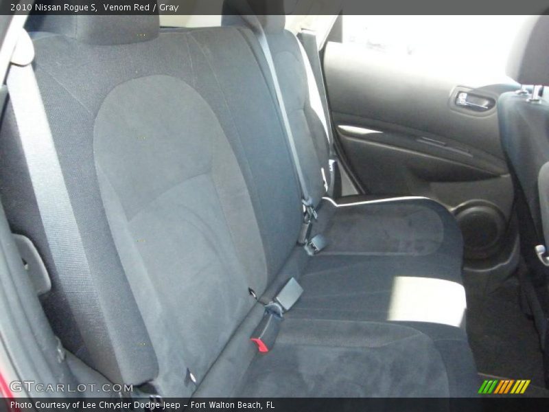 Venom Red / Gray 2010 Nissan Rogue S