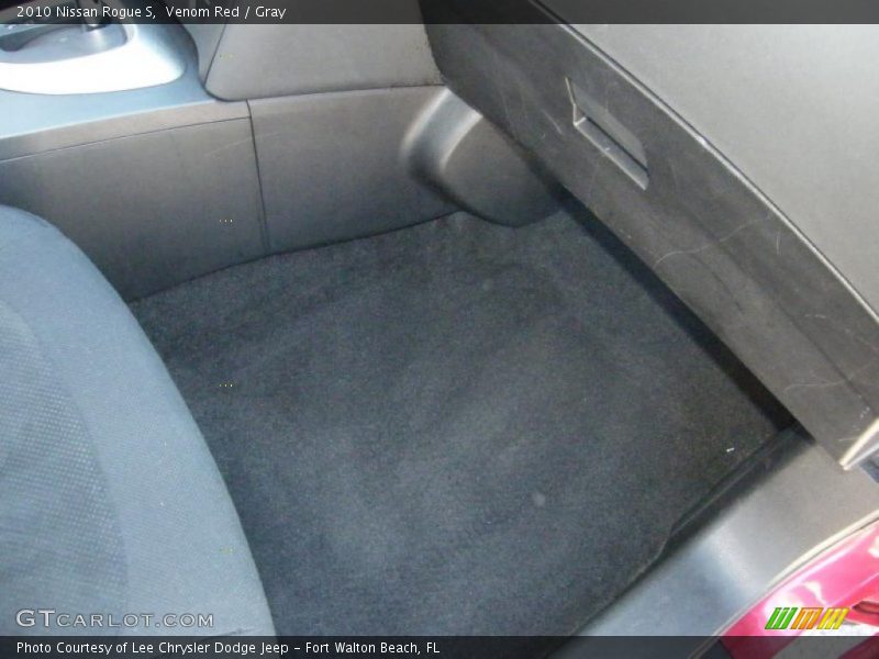 Venom Red / Gray 2010 Nissan Rogue S