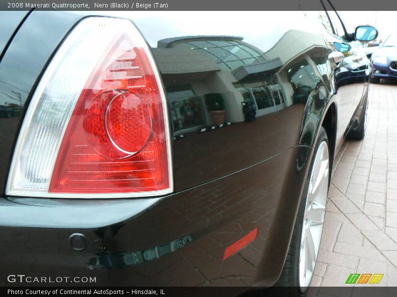 Nero (Black) / Beige (Tan) 2008 Maserati Quattroporte