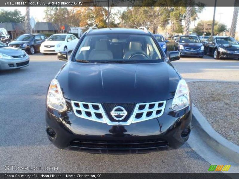 Wicked Black / Gray 2011 Nissan Rogue SV