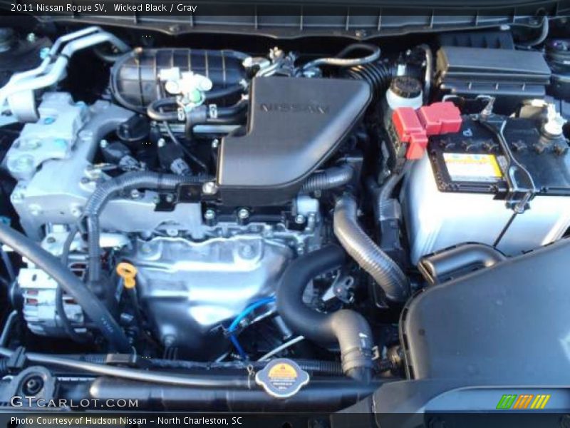 Wicked Black / Gray 2011 Nissan Rogue SV