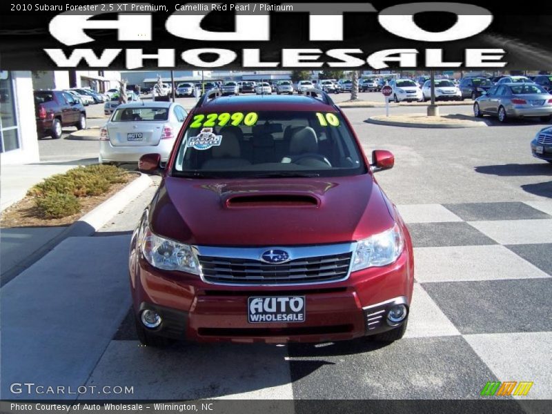 Camellia Red Pearl / Platinum 2010 Subaru Forester 2.5 XT Premium
