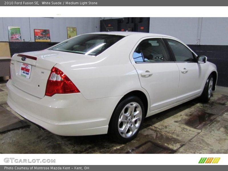 White Suede / Medium Light Stone 2010 Ford Fusion SE