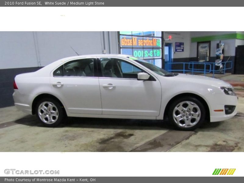White Suede / Medium Light Stone 2010 Ford Fusion SE