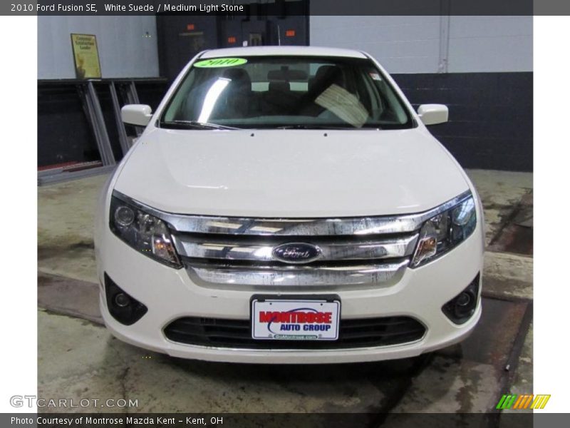 White Suede / Medium Light Stone 2010 Ford Fusion SE