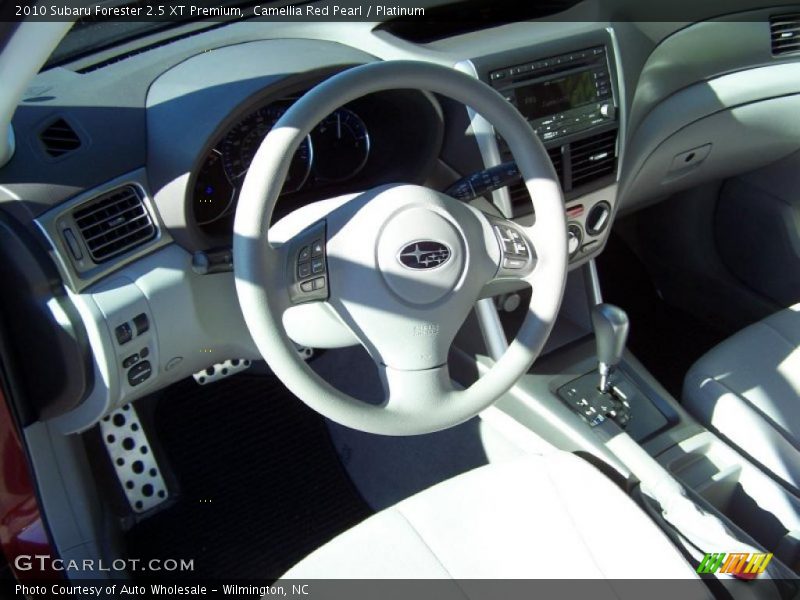 Camellia Red Pearl / Platinum 2010 Subaru Forester 2.5 XT Premium