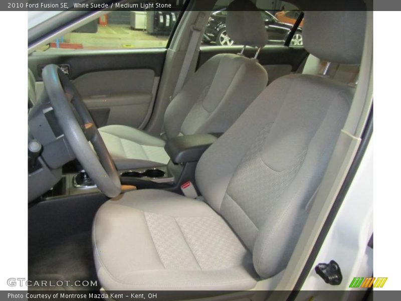White Suede / Medium Light Stone 2010 Ford Fusion SE