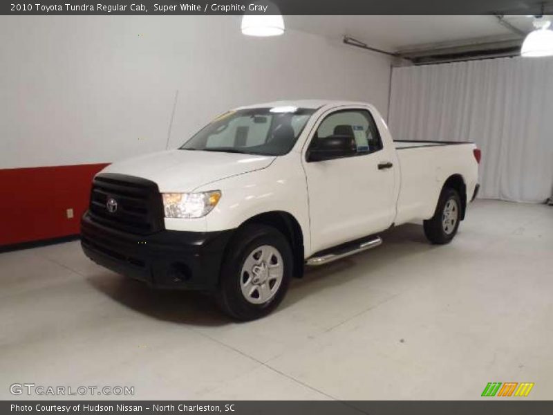 Super White / Graphite Gray 2010 Toyota Tundra Regular Cab