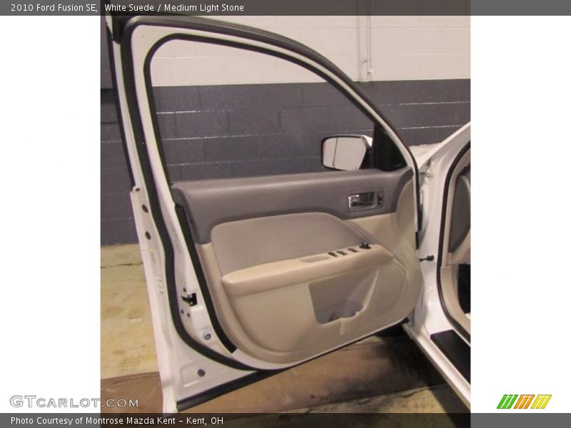 White Suede / Medium Light Stone 2010 Ford Fusion SE