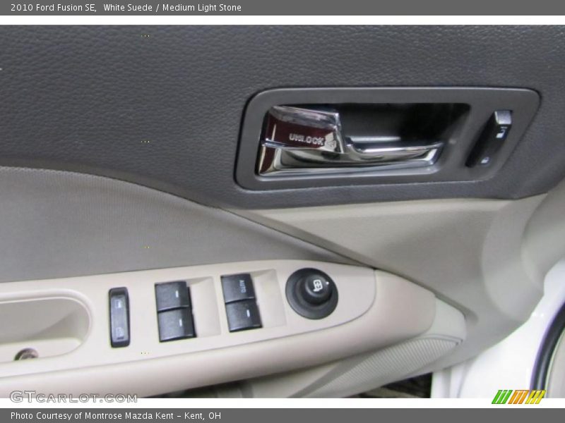 White Suede / Medium Light Stone 2010 Ford Fusion SE