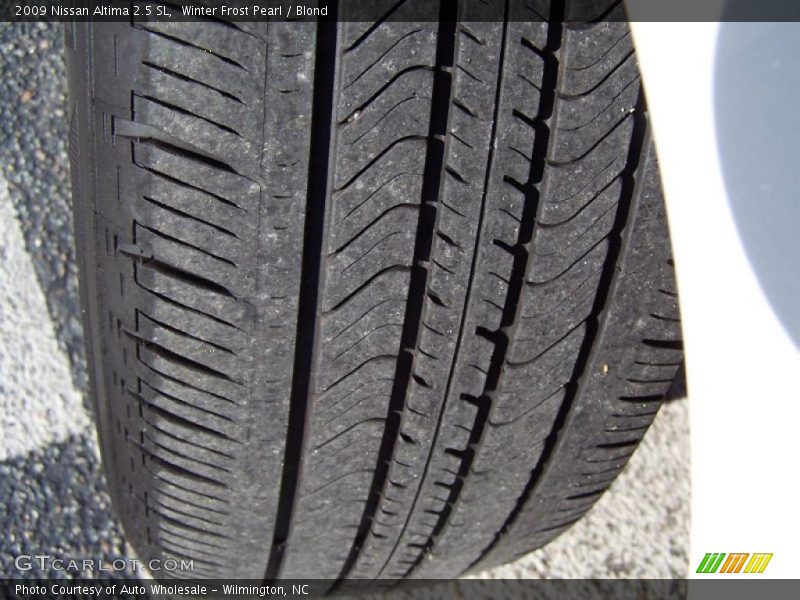 Winter Frost Pearl / Blond 2009 Nissan Altima 2.5 SL
