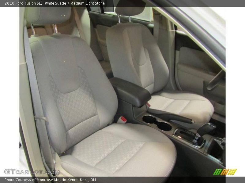 White Suede / Medium Light Stone 2010 Ford Fusion SE