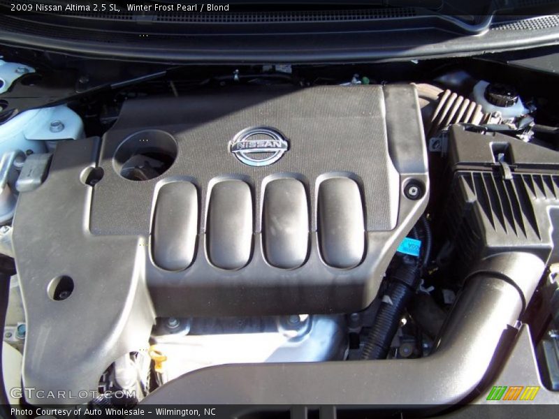 Winter Frost Pearl / Blond 2009 Nissan Altima 2.5 SL