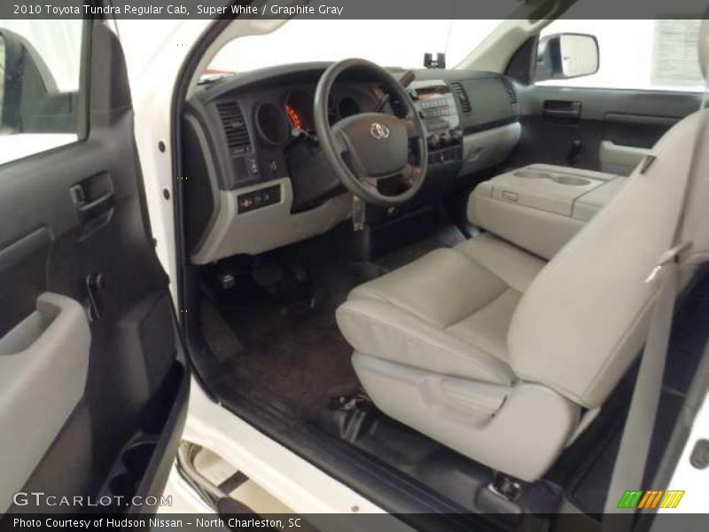 Super White / Graphite Gray 2010 Toyota Tundra Regular Cab