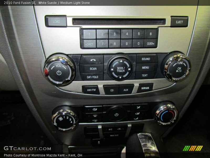 White Suede / Medium Light Stone 2010 Ford Fusion SE