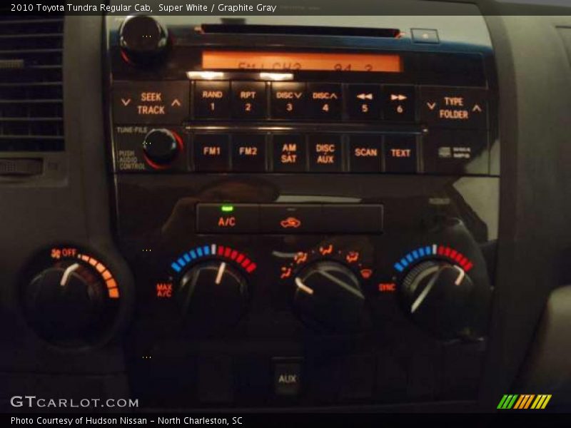 Super White / Graphite Gray 2010 Toyota Tundra Regular Cab