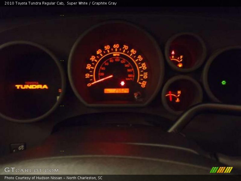 Super White / Graphite Gray 2010 Toyota Tundra Regular Cab