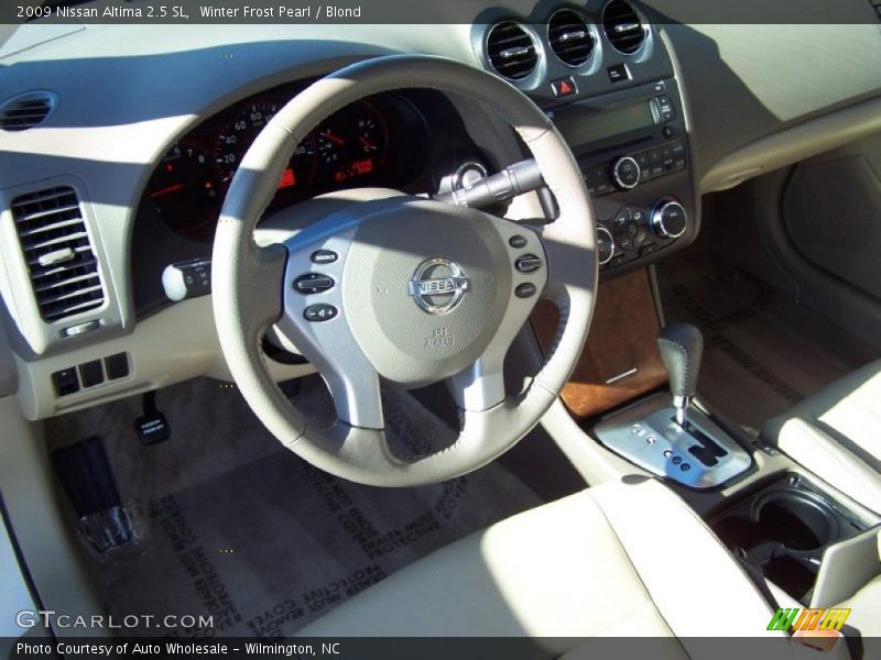 Winter Frost Pearl / Blond 2009 Nissan Altima 2.5 SL