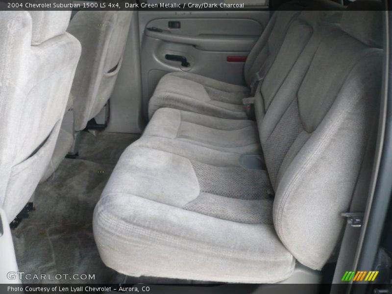 Dark Green Metallic / Gray/Dark Charcoal 2004 Chevrolet Suburban 1500 LS 4x4
