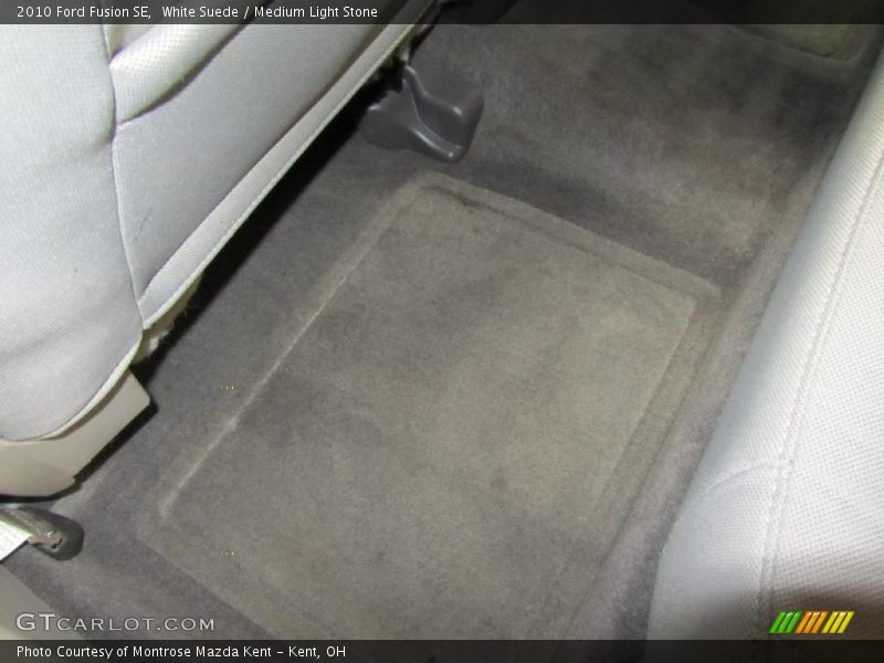 White Suede / Medium Light Stone 2010 Ford Fusion SE