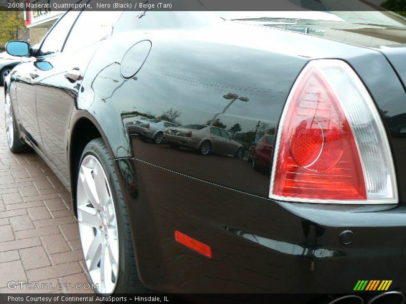 Nero (Black) / Beige (Tan) 2008 Maserati Quattroporte