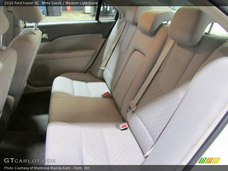 White Suede / Medium Light Stone 2010 Ford Fusion SE