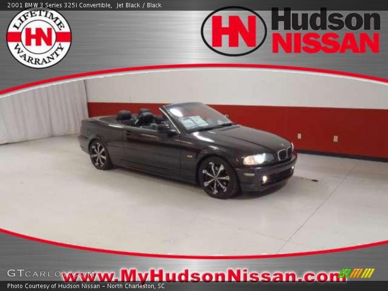 Jet Black / Black 2001 BMW 3 Series 325i Convertible