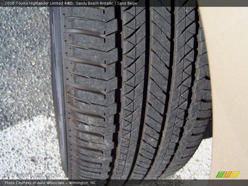 Sandy Beach Metallic / Sand Beige 2008 Toyota Highlander Limited 4WD