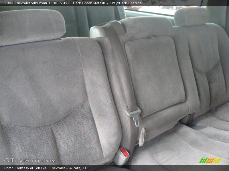Dark Green Metallic / Gray/Dark Charcoal 2004 Chevrolet Suburban 1500 LS 4x4