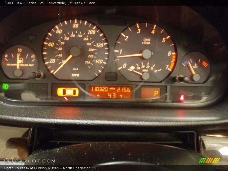 Jet Black / Black 2001 BMW 3 Series 325i Convertible