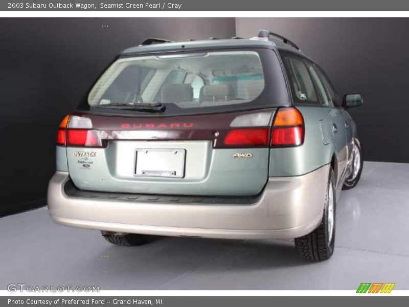 Seamist Green Pearl / Gray 2003 Subaru Outback Wagon