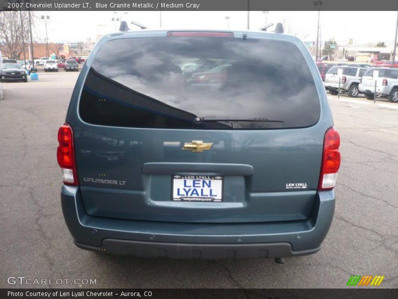 Blue Granite Metallic / Medium Gray 2007 Chevrolet Uplander LT