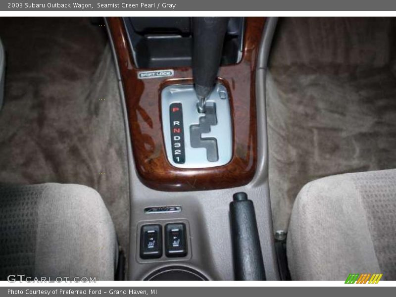 Seamist Green Pearl / Gray 2003 Subaru Outback Wagon
