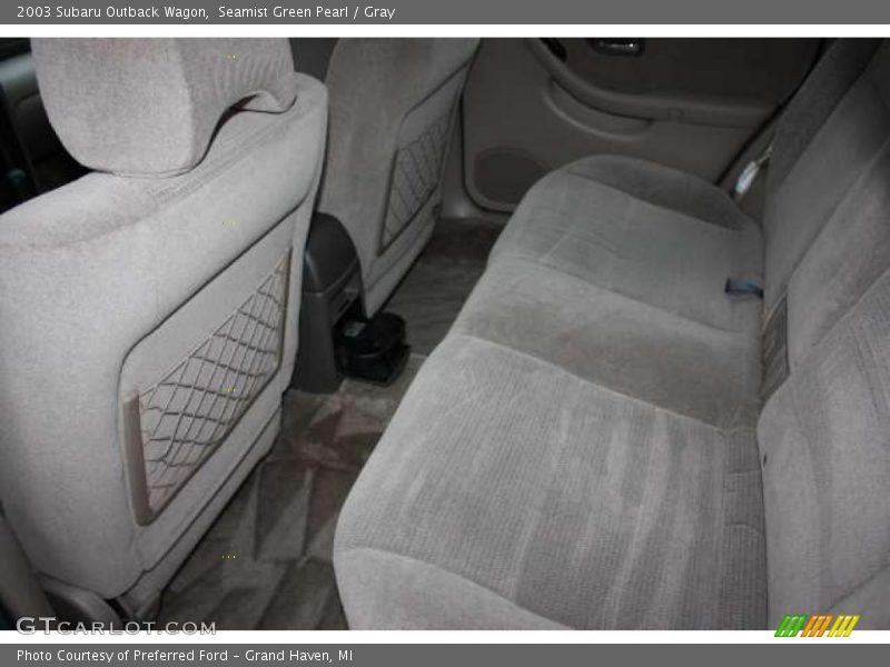 Seamist Green Pearl / Gray 2003 Subaru Outback Wagon