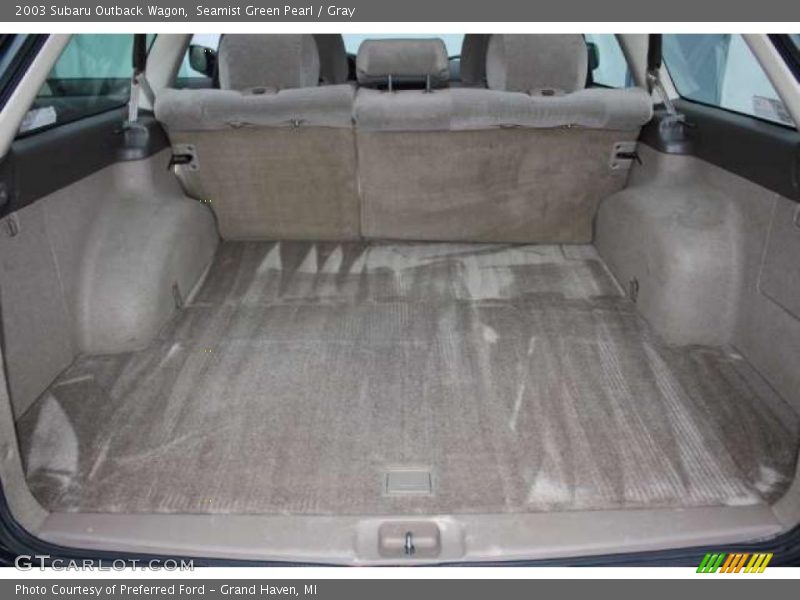 Seamist Green Pearl / Gray 2003 Subaru Outback Wagon