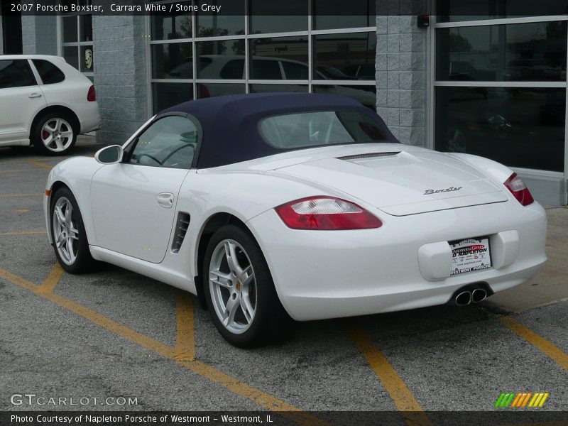 Carrara White / Stone Grey 2007 Porsche Boxster