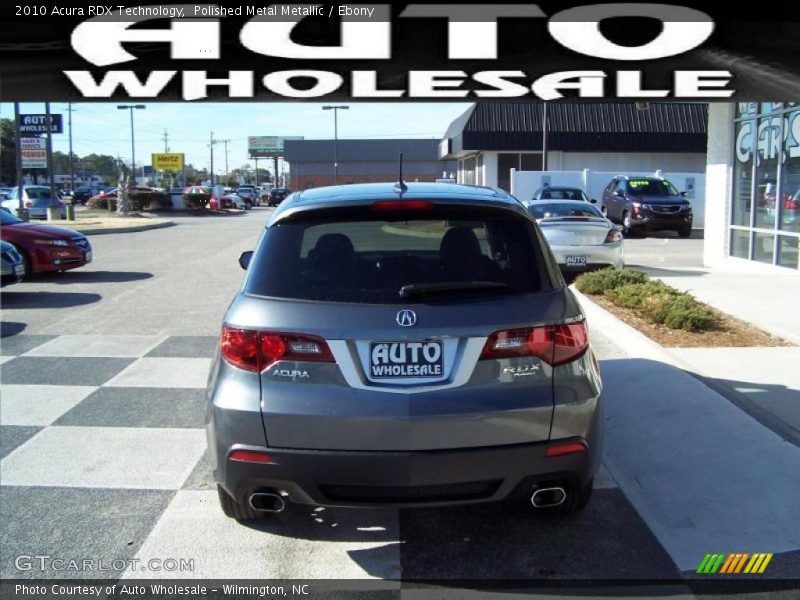 Polished Metal Metallic / Ebony 2010 Acura RDX Technology